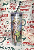 20oz Glitter Tinkerbell tumbler
