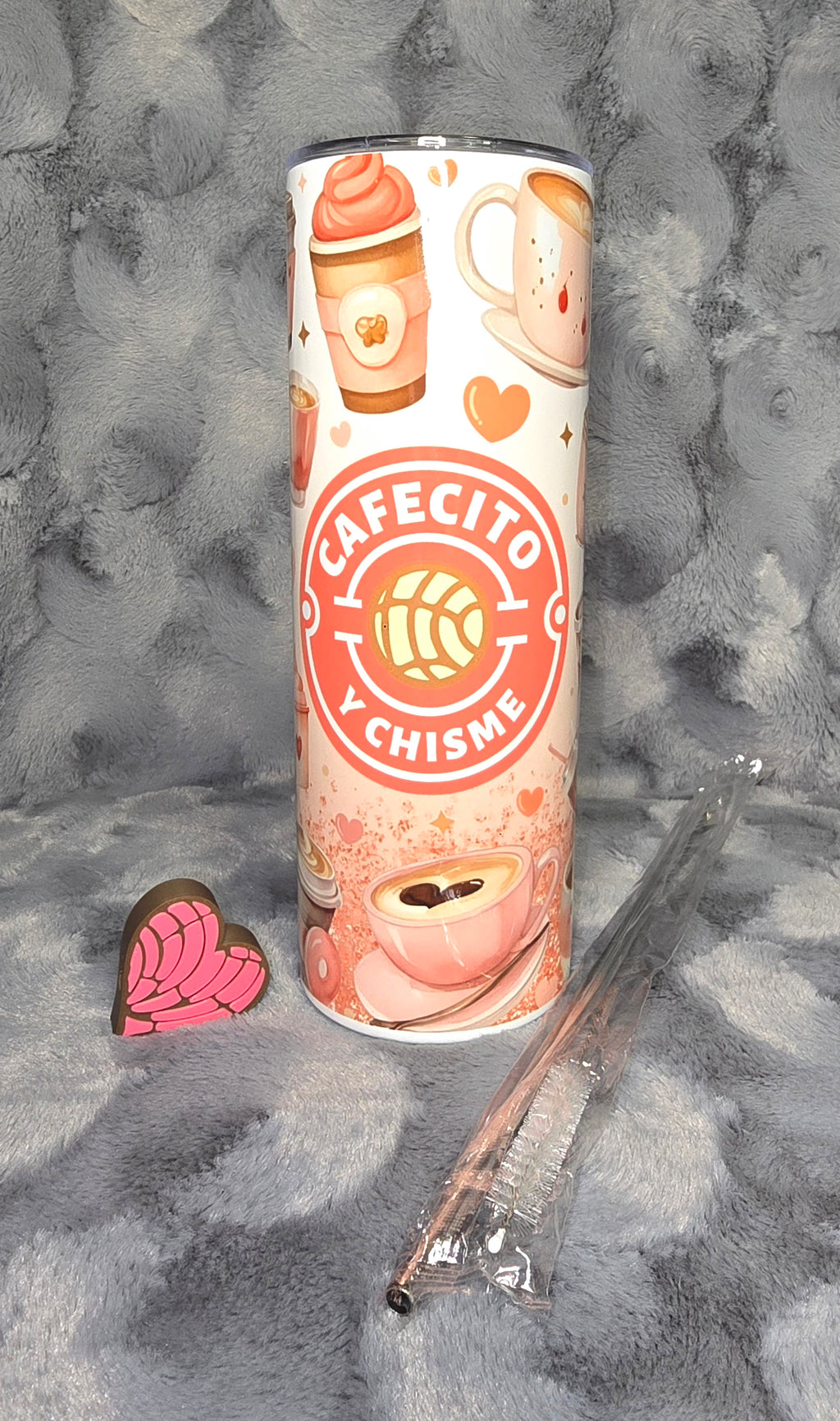 20oz Cafecito y Chisme tumbler