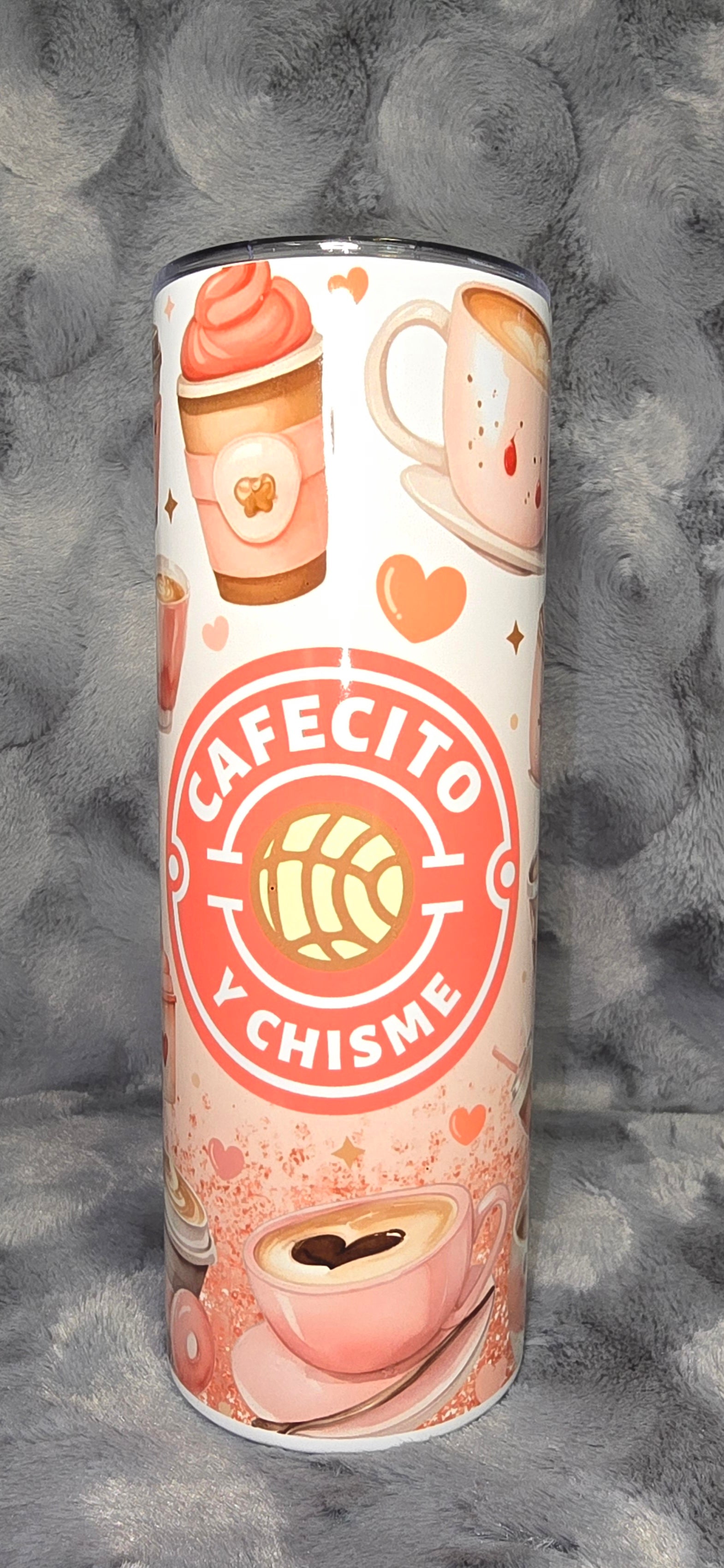 20oz Cafecito y Chisme tumbler