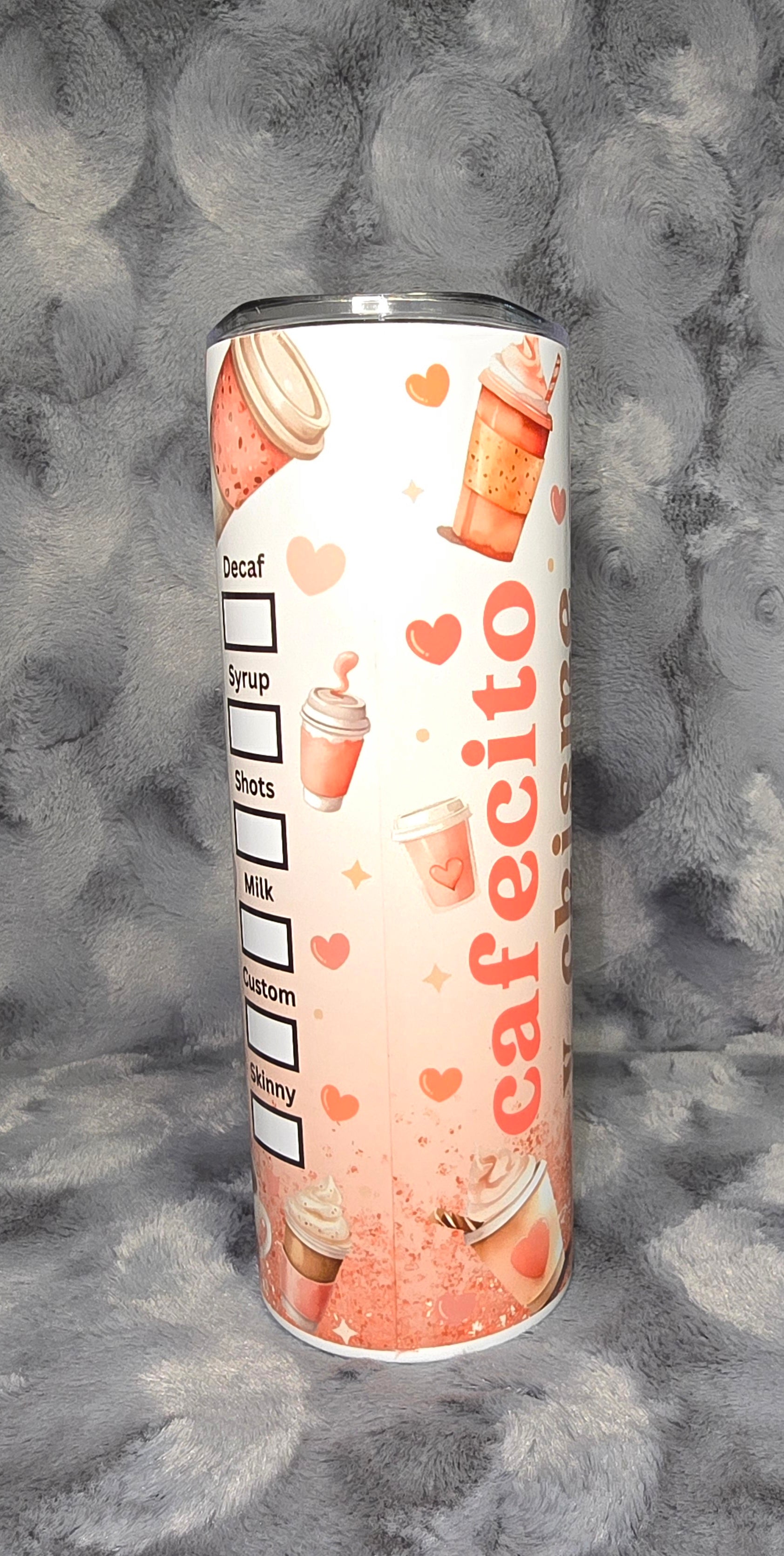 20oz Cafecito y Chisme tumbler