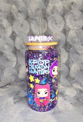 16oz K-Pop Demon Hunter snow globe tumbler