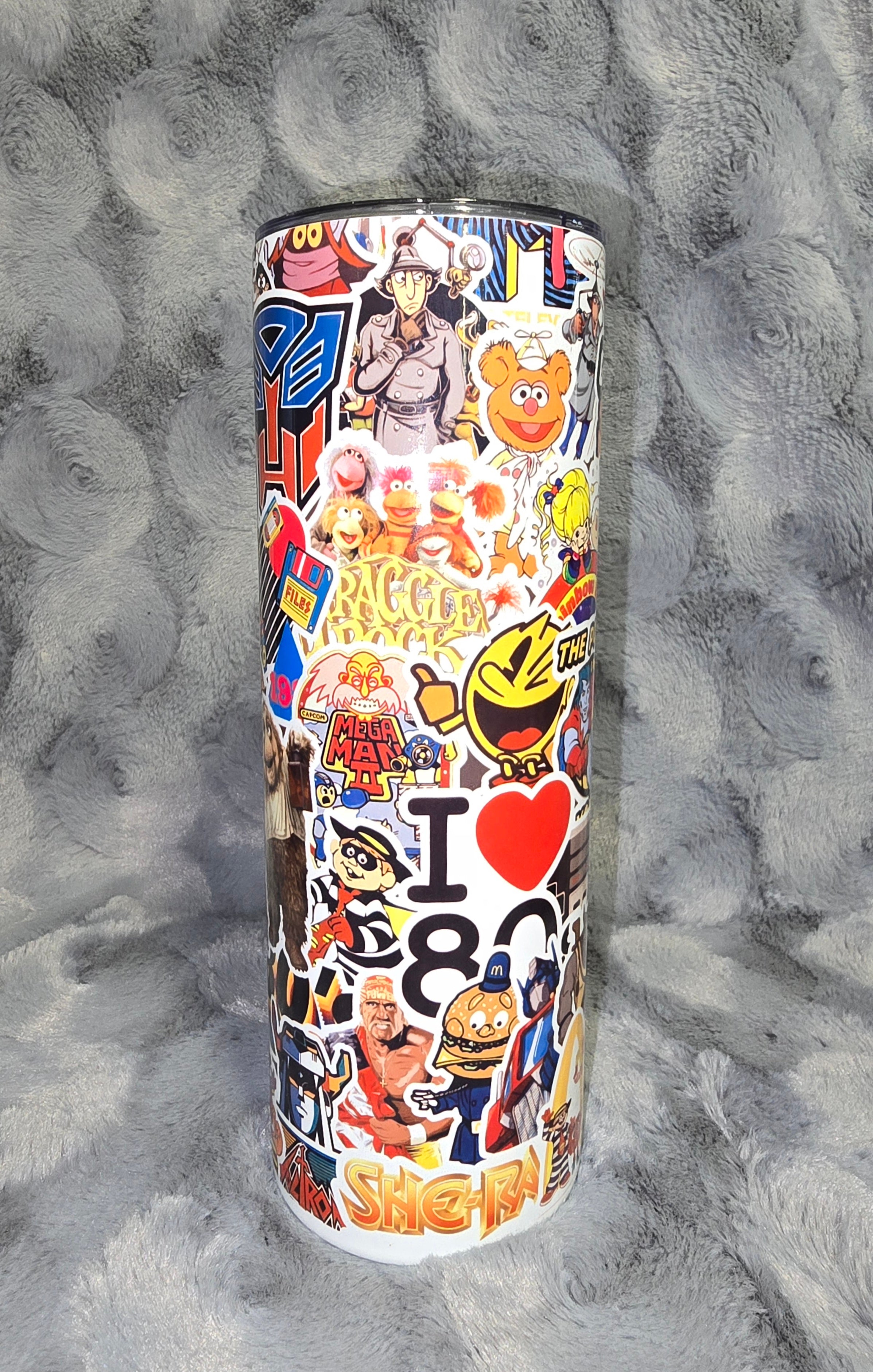 20oz 80's Tumbler