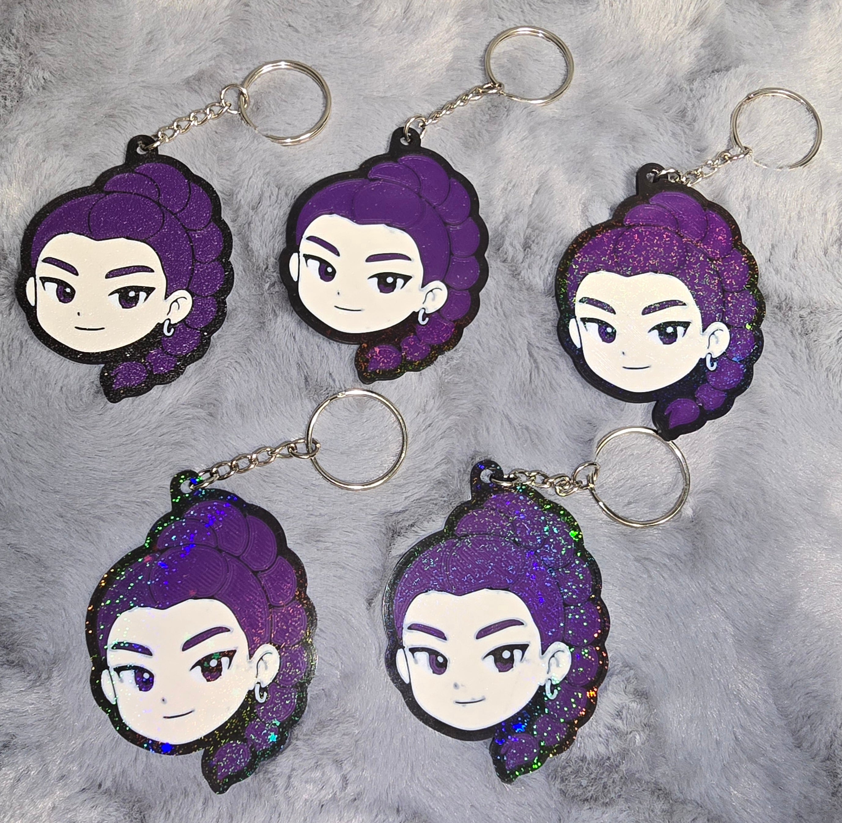 K-Pop demon hunter keychains