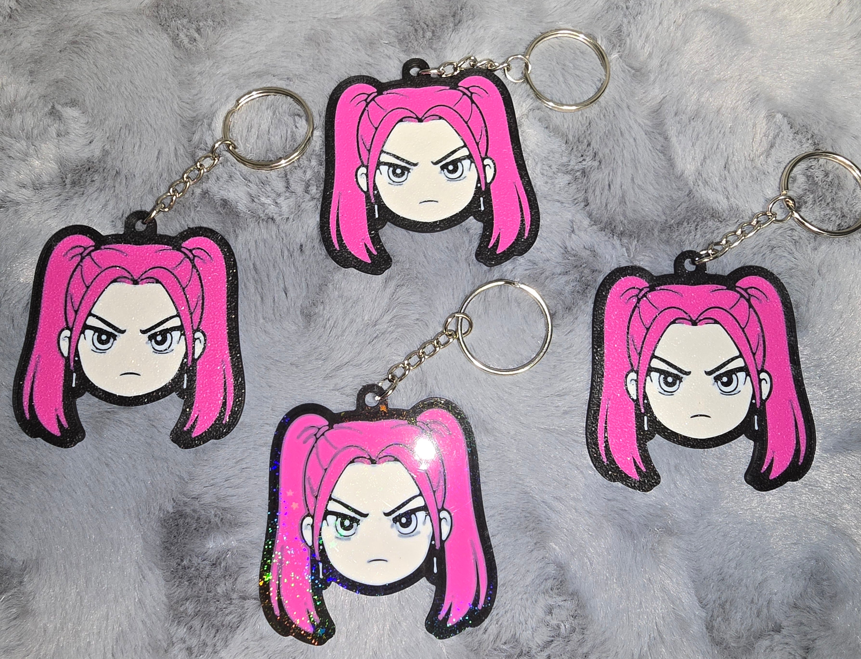 K-Pop demon hunter keychains