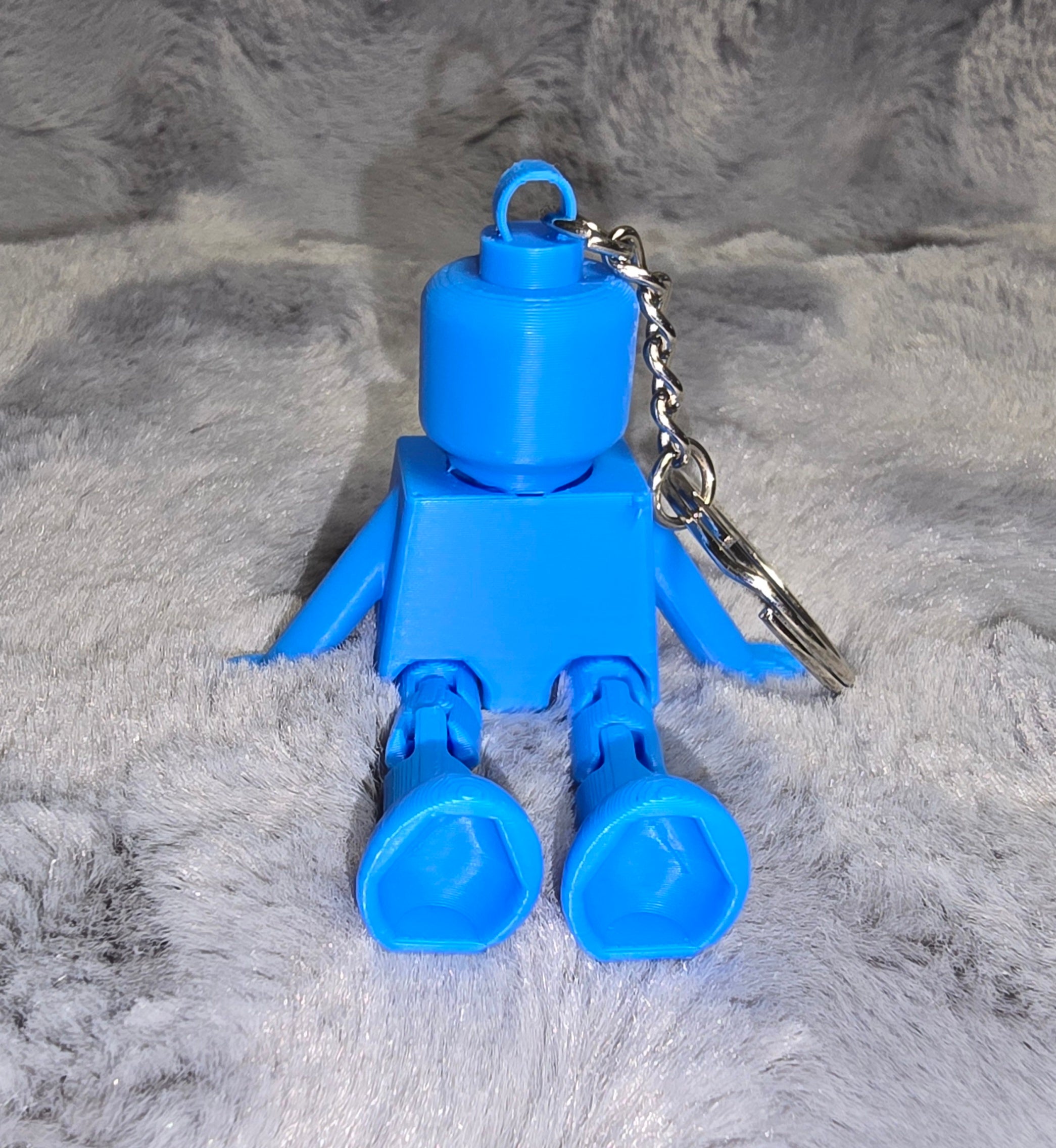 3D printed Brick People keychains