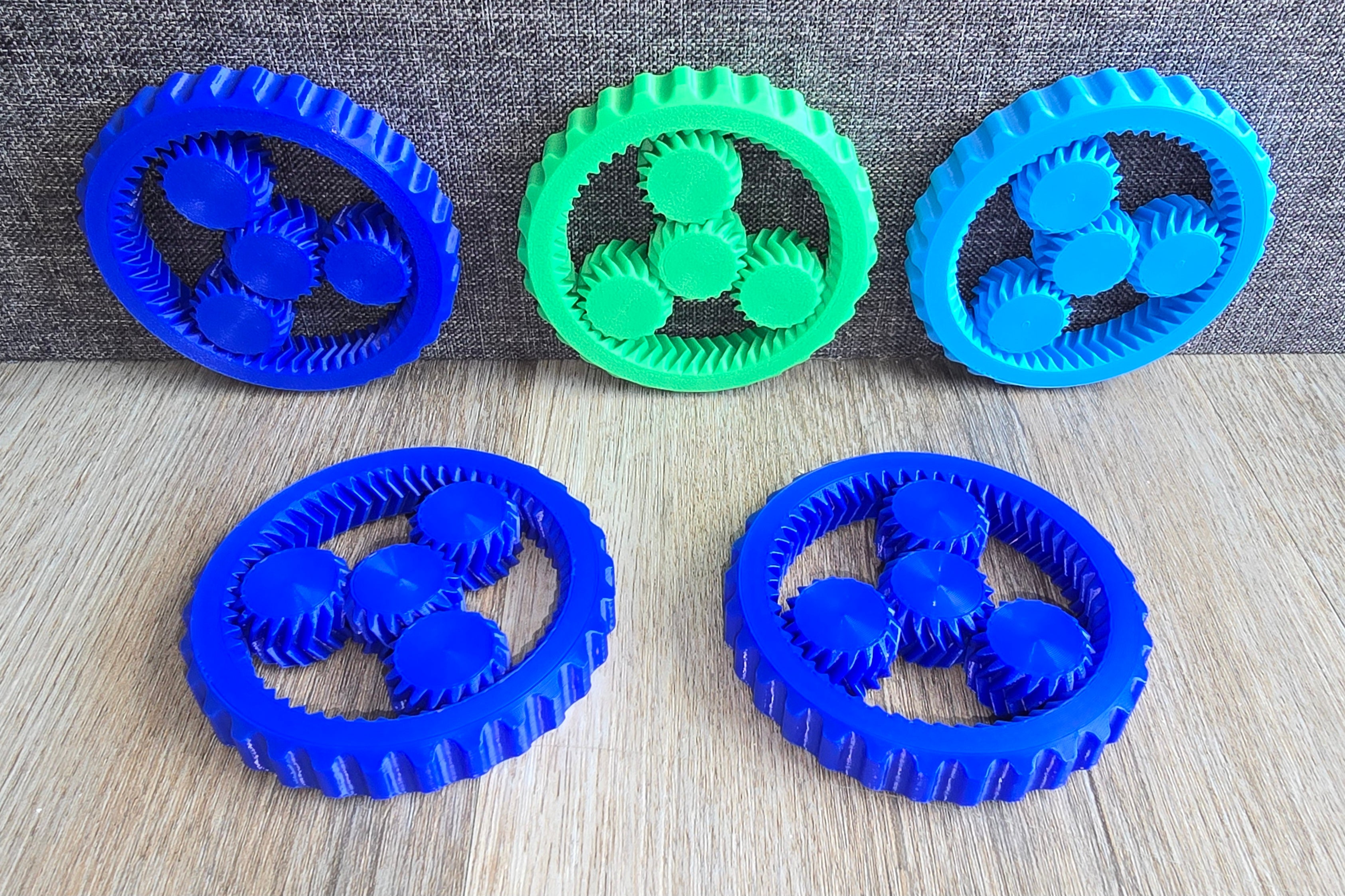 3D Fidget Wheel Spinners