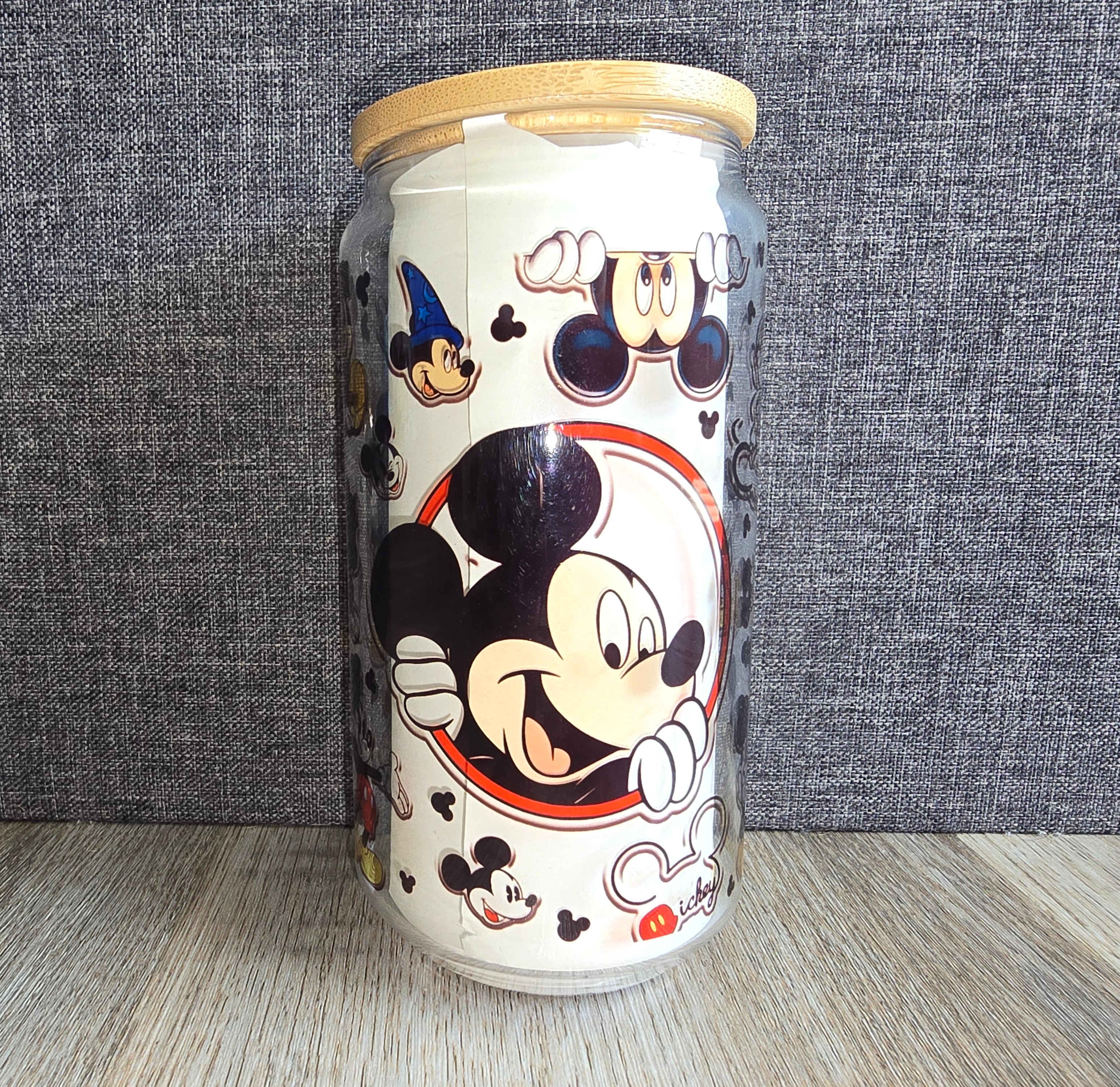 16oz Mickey Mouse Glass tumbler