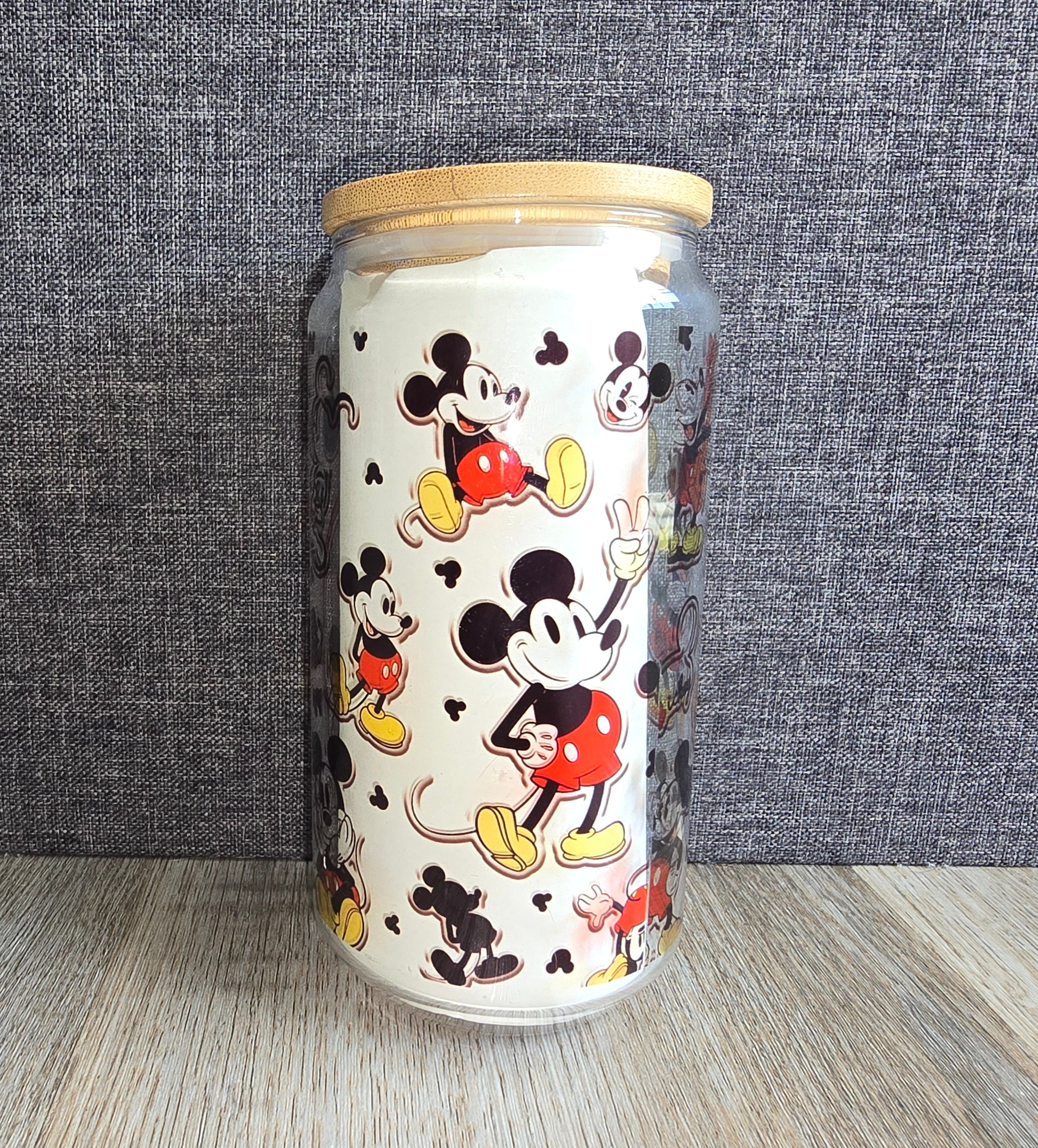 16oz Mickey Mouse Glass tumbler
