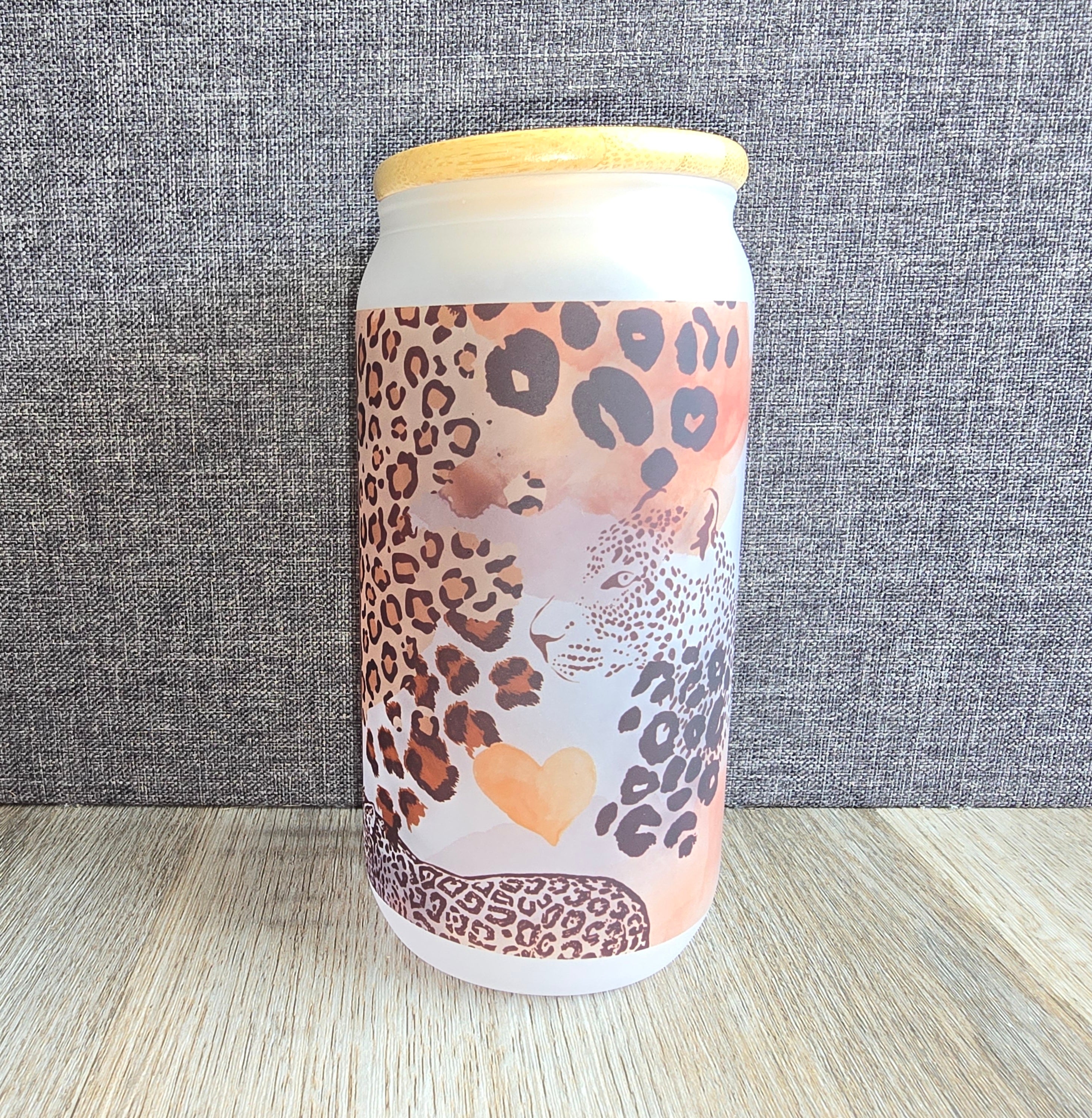 16oz Glass Coffee Tumbler