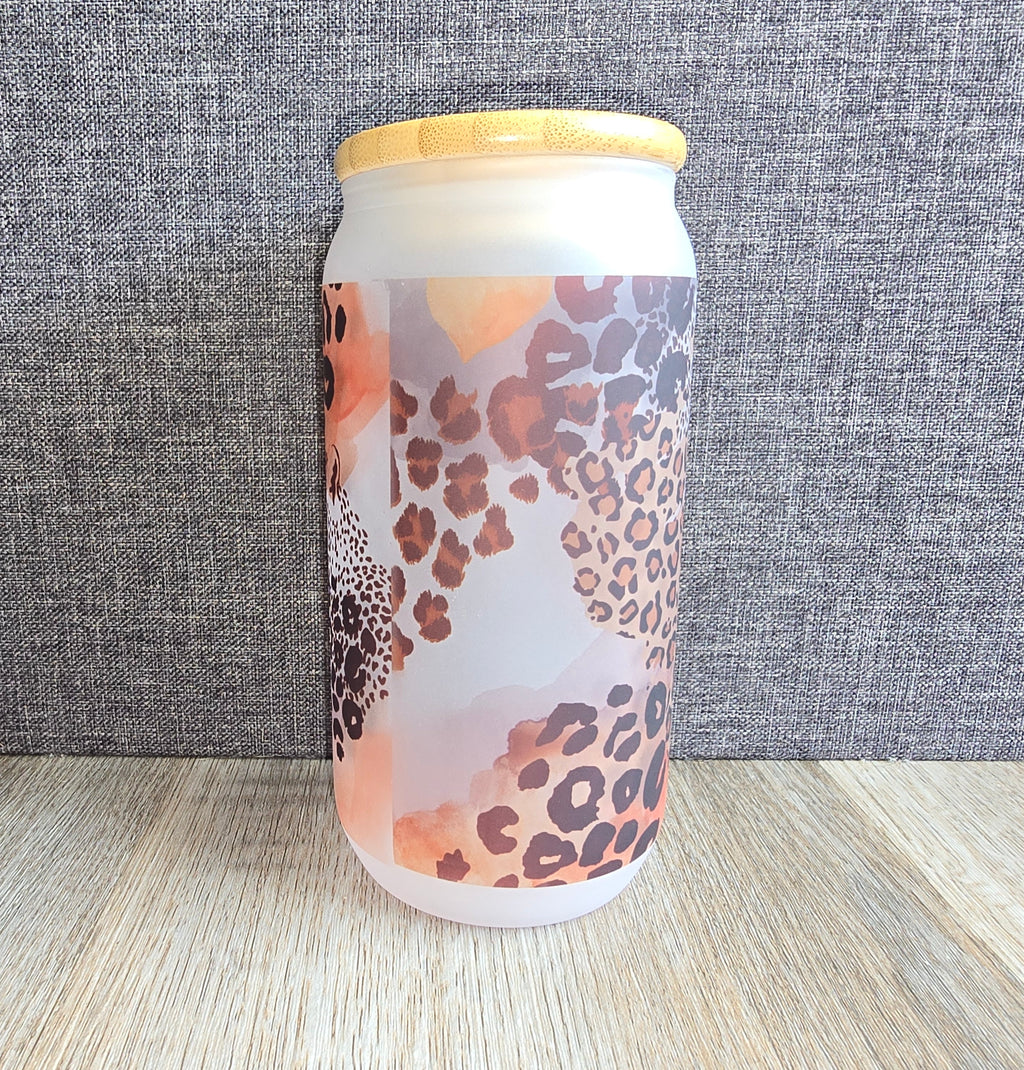 16oz Glass Coffee Tumbler