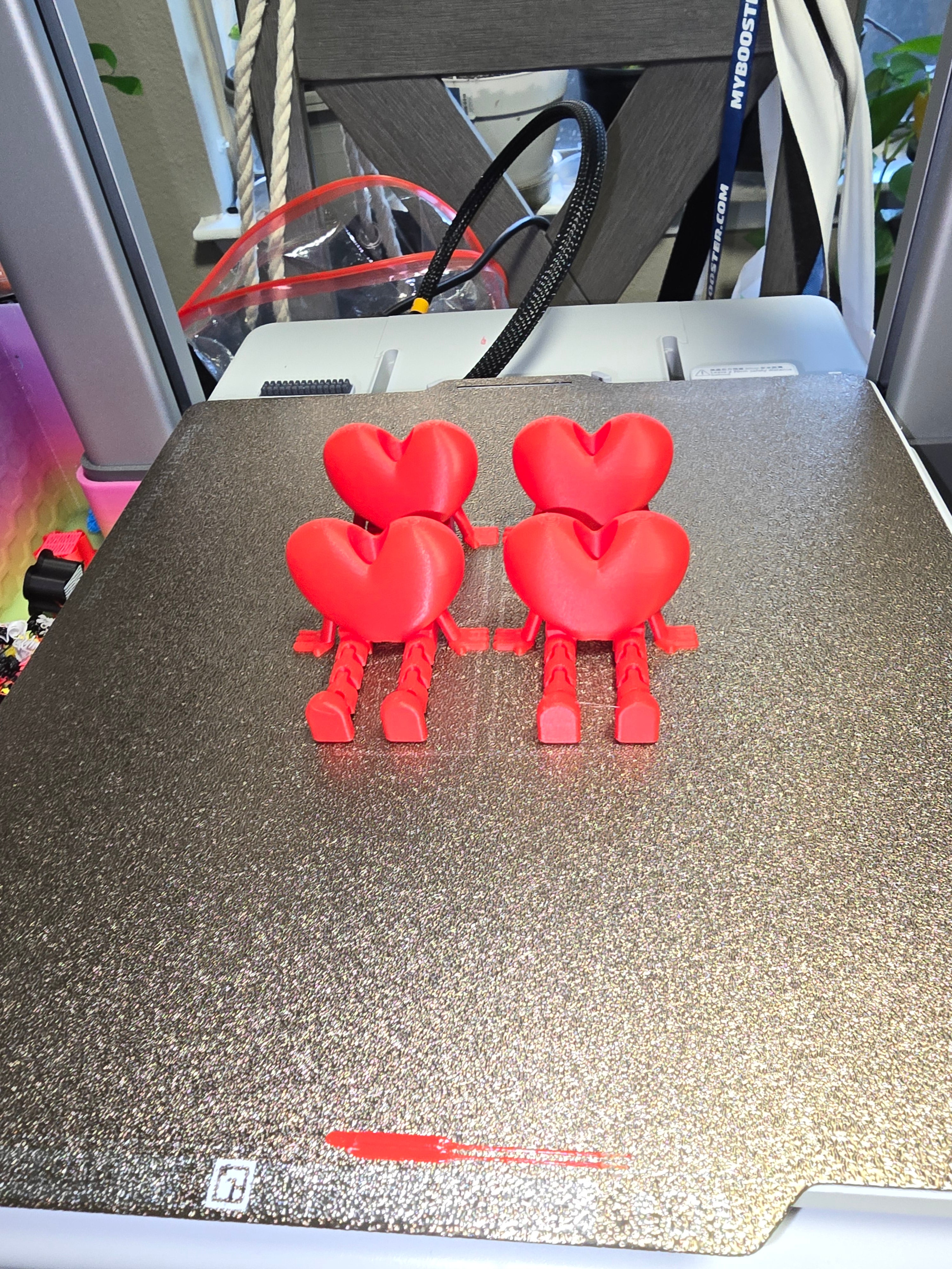 Heart Straw topper buddies