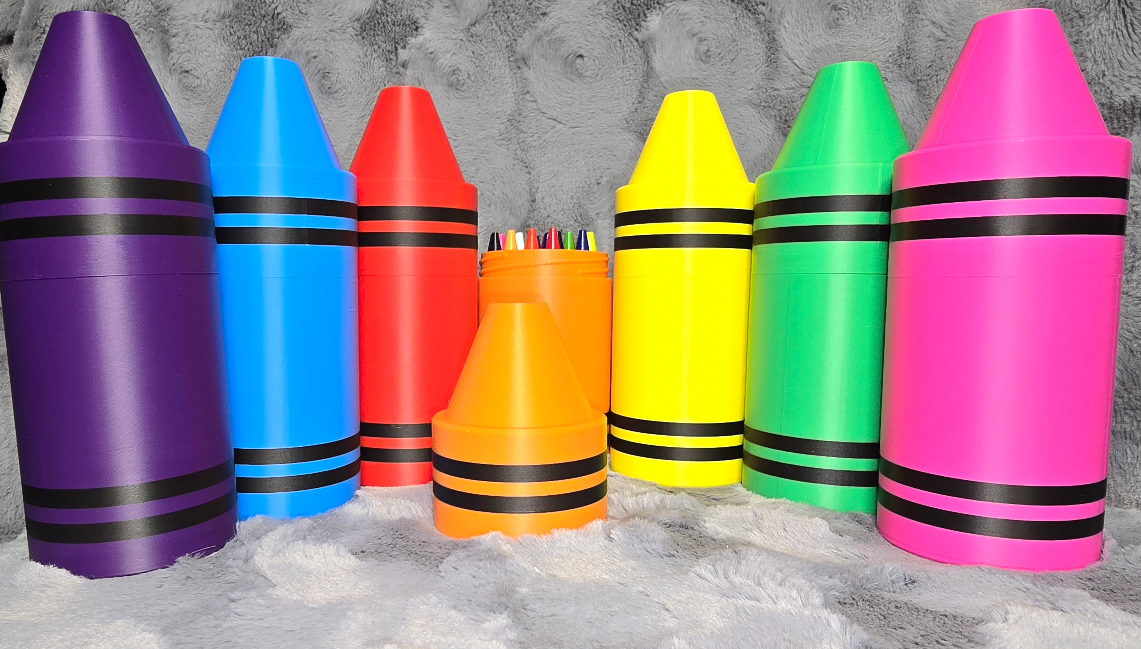Crayon holders