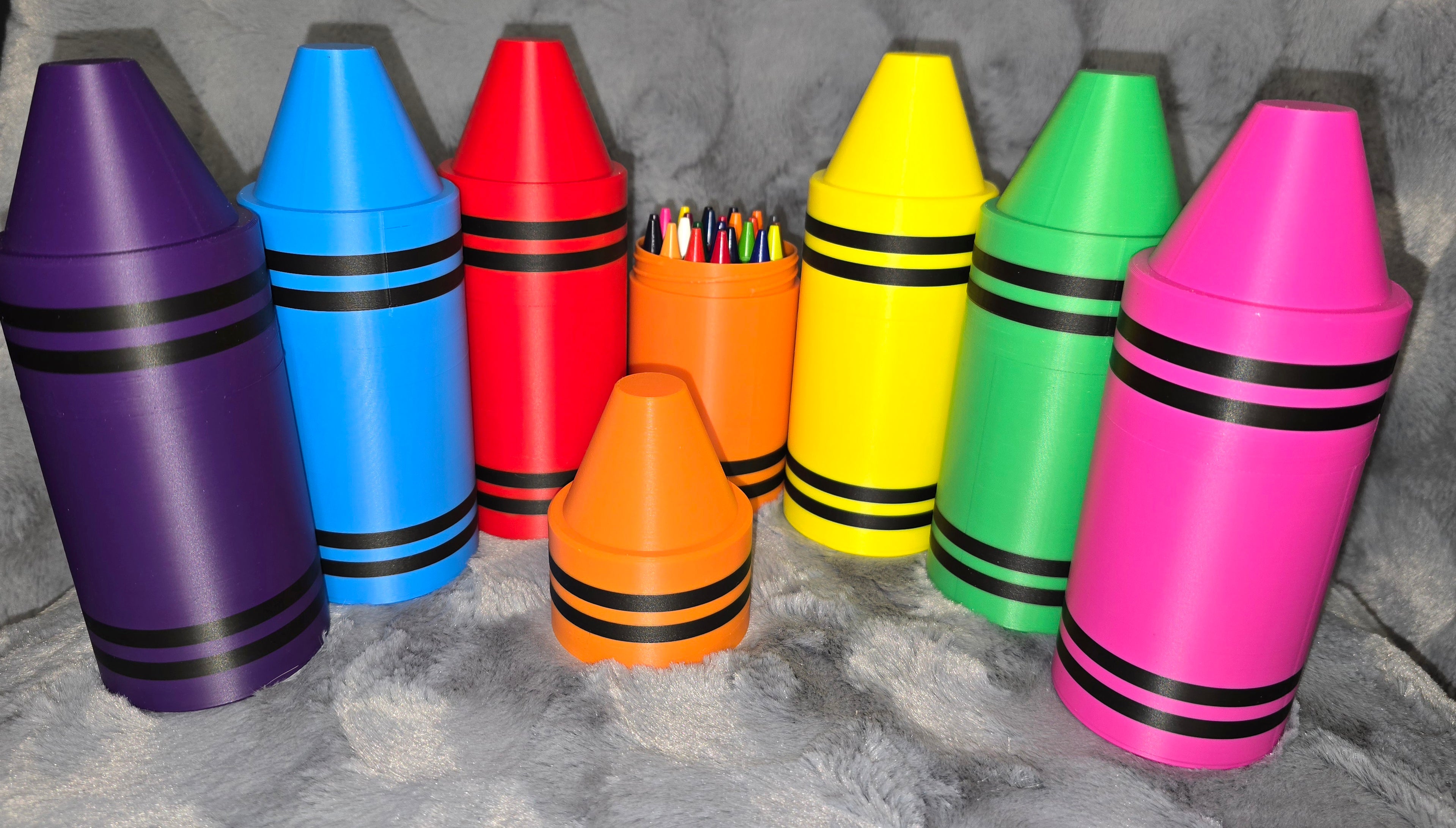 Crayon holders