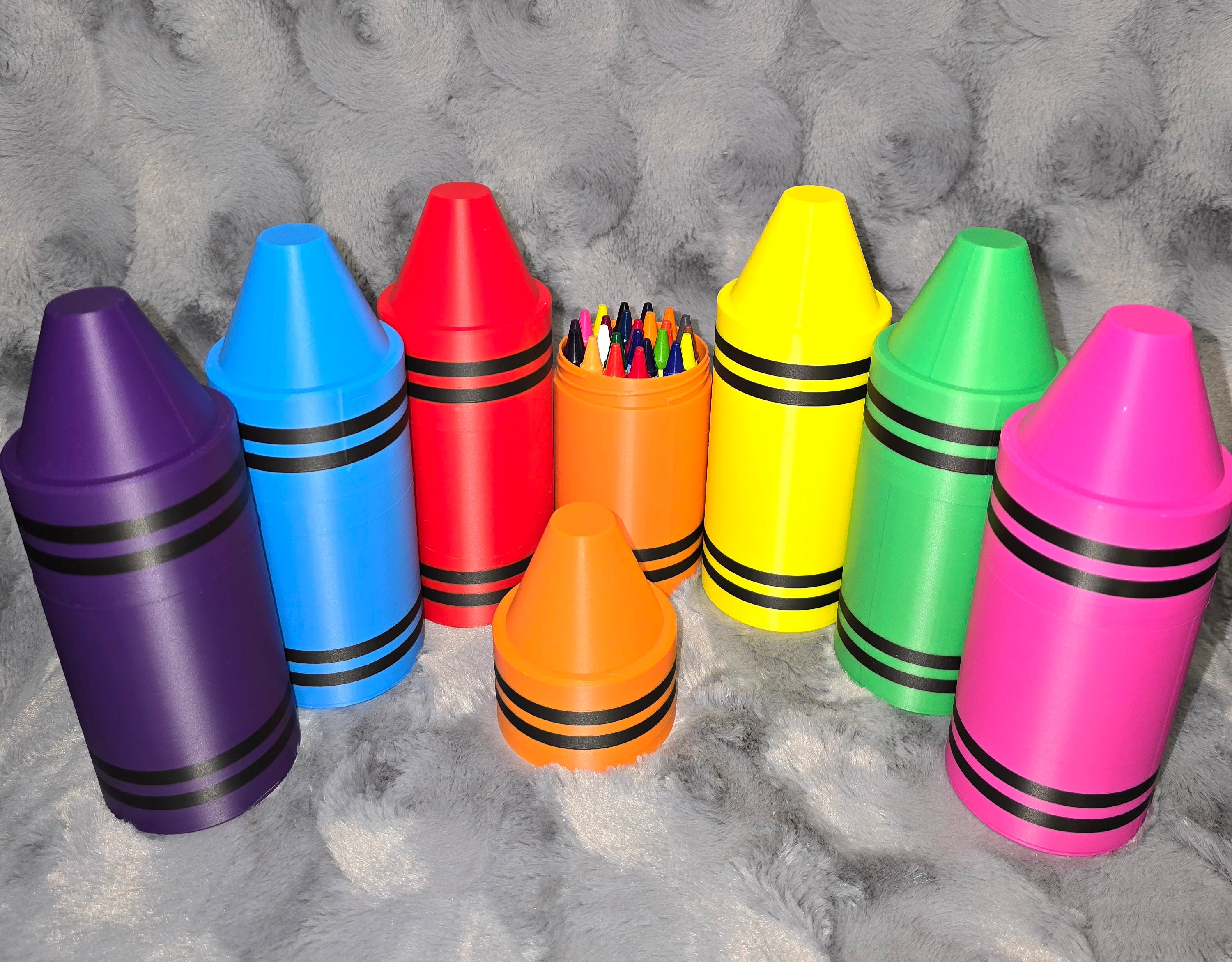 Crayon holders