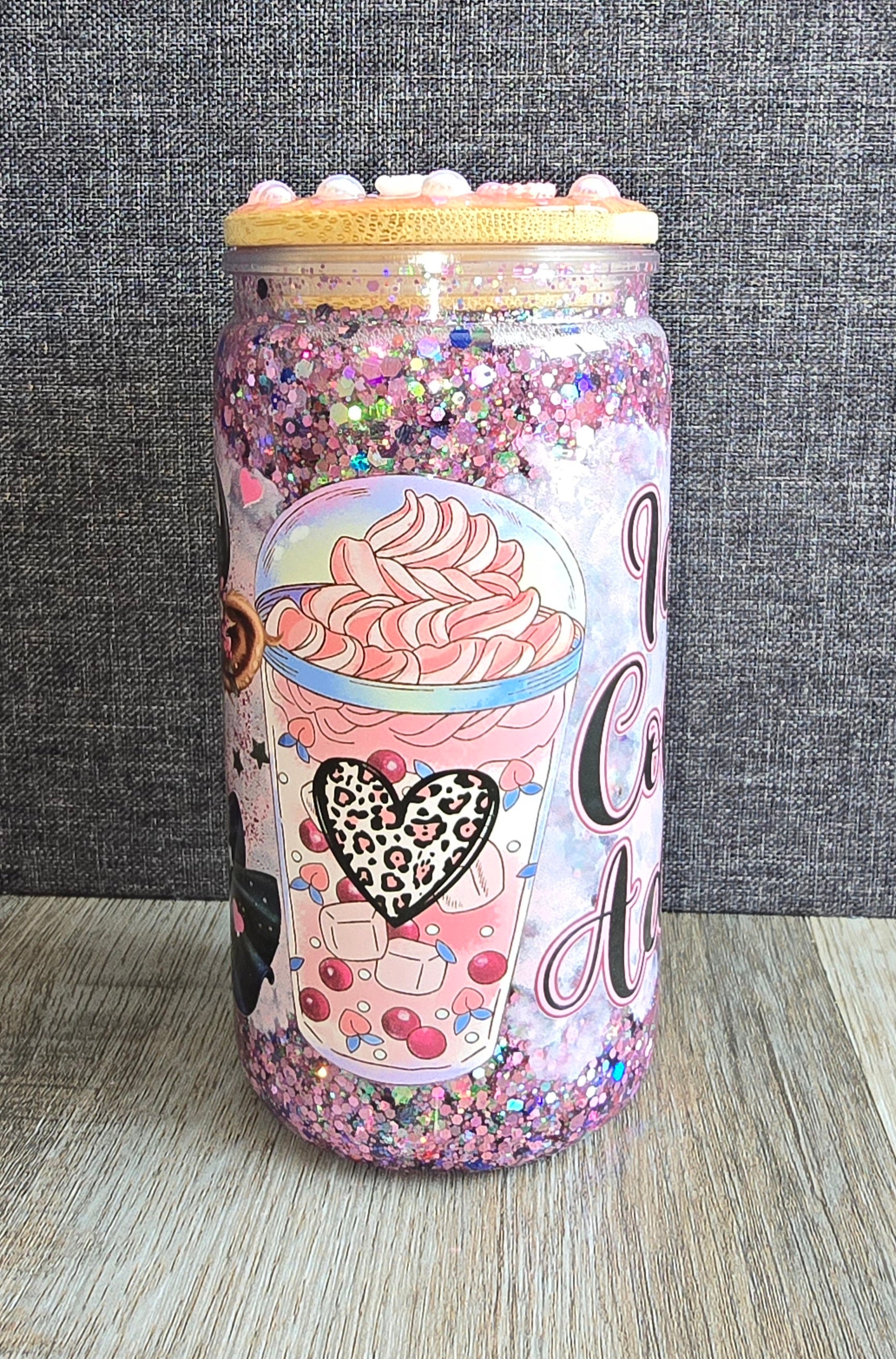 Cow Snow globe tumbler