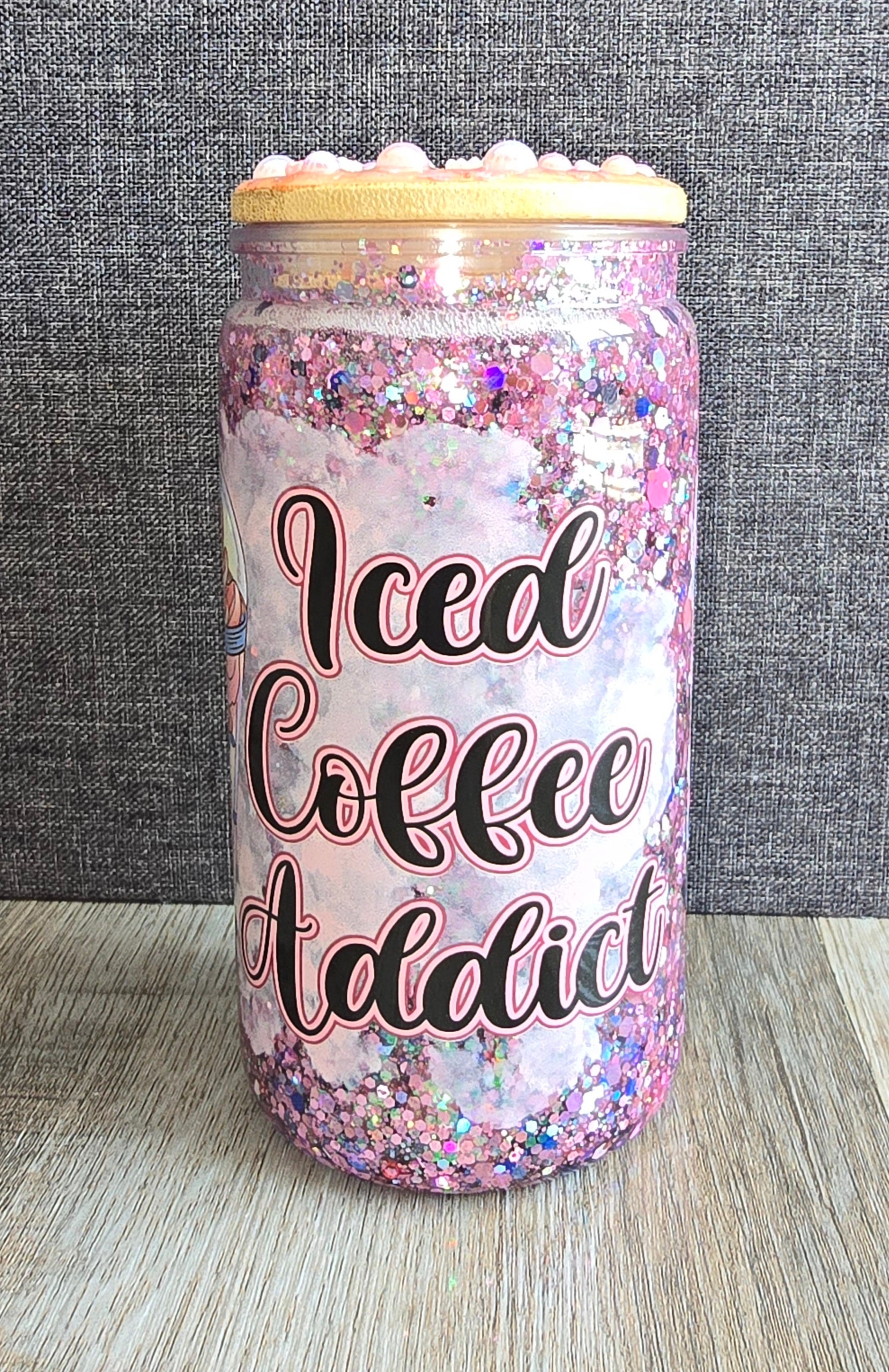 Cow Snow globe tumbler
