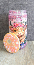 Cow Snow globe tumbler