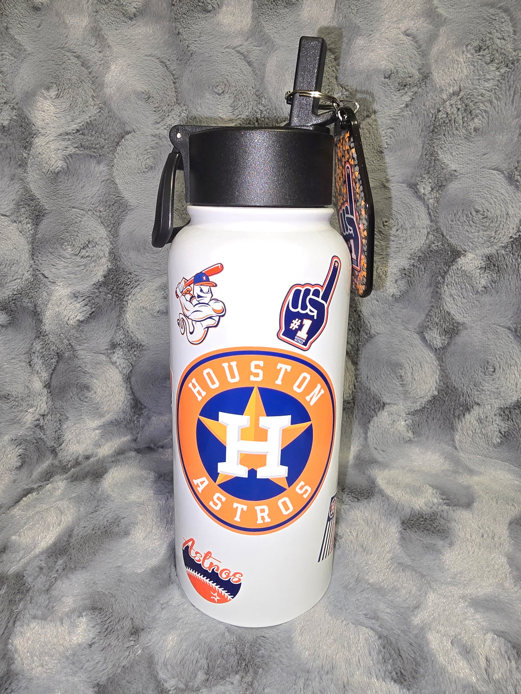 Houston Astros water bottle tumbler
