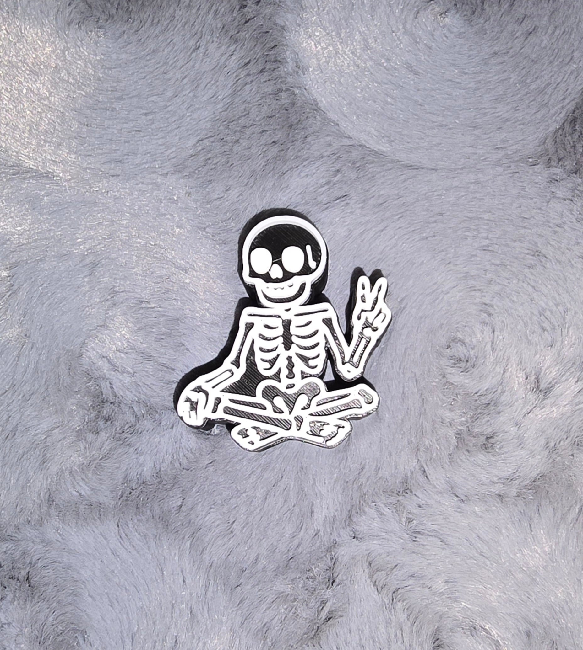 Skeleton straw toppers