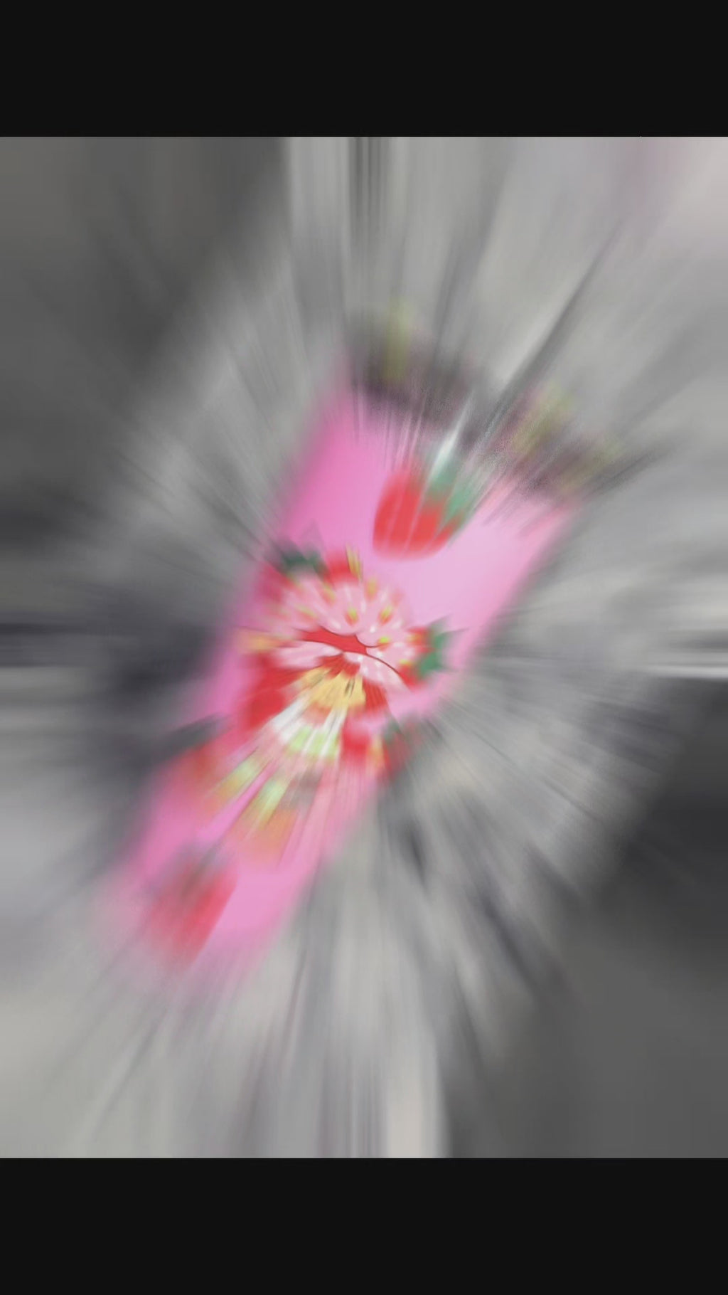 24oz Strawberry Short Cake snow globe tumbler