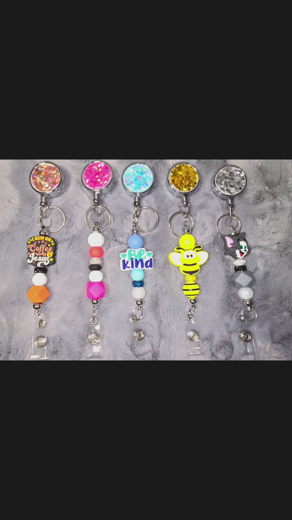 Beaded Badge reels