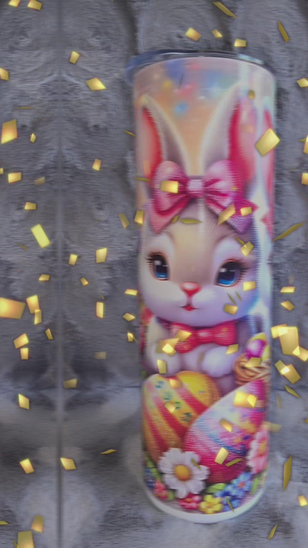 Easter bunny tumbler