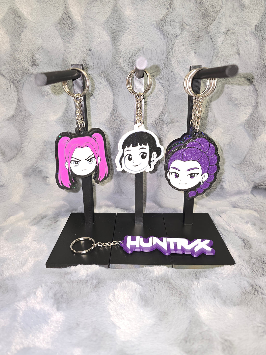 K-Pop Demon Hunter keychains
