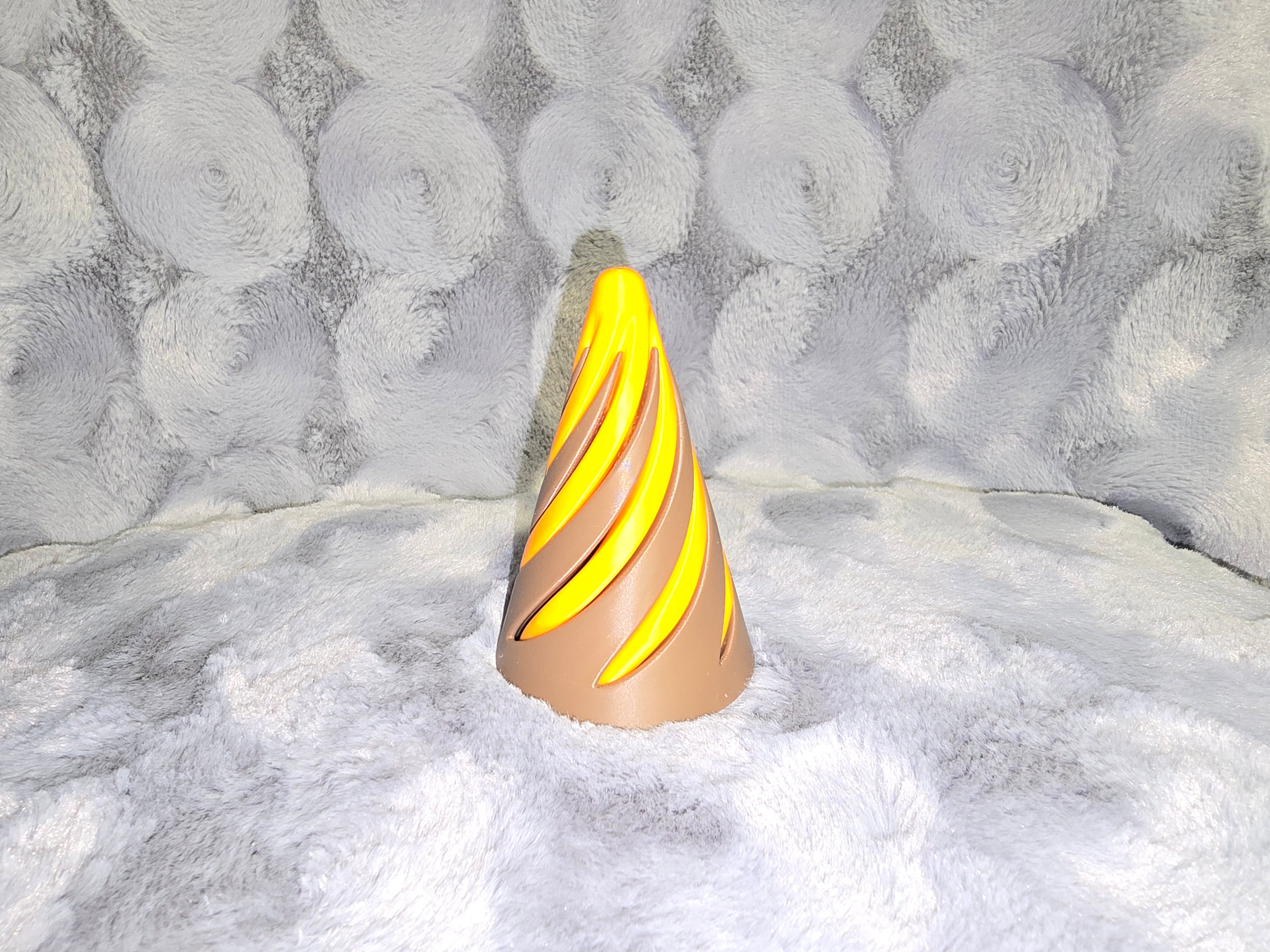 Spiral pass through fidgets