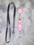 Beaded Badge reel