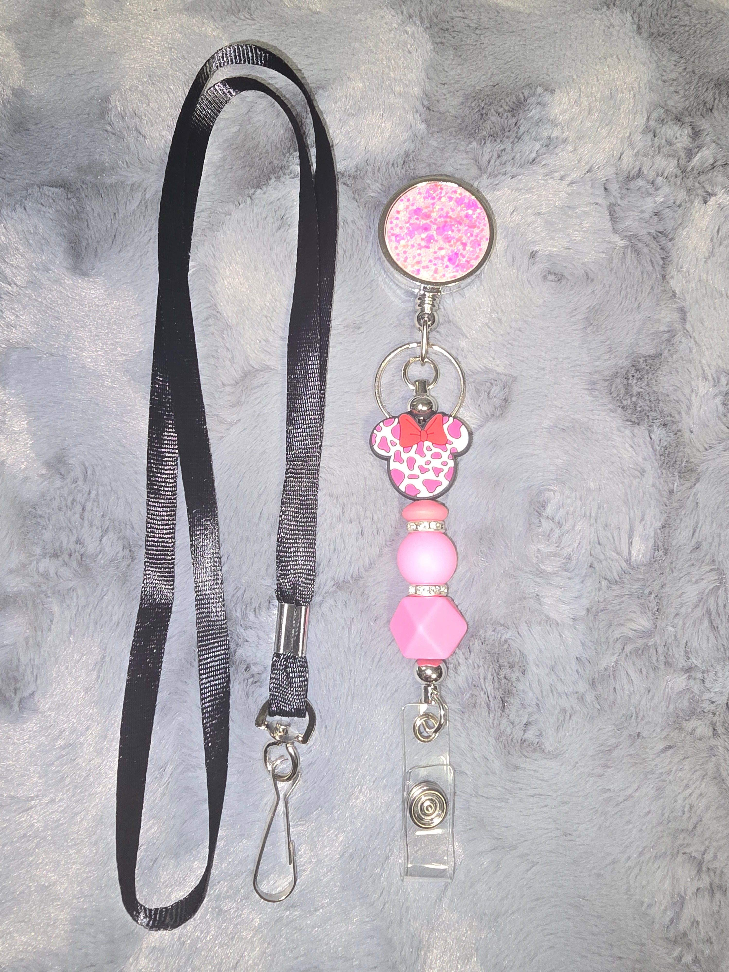 Beaded Badge reel