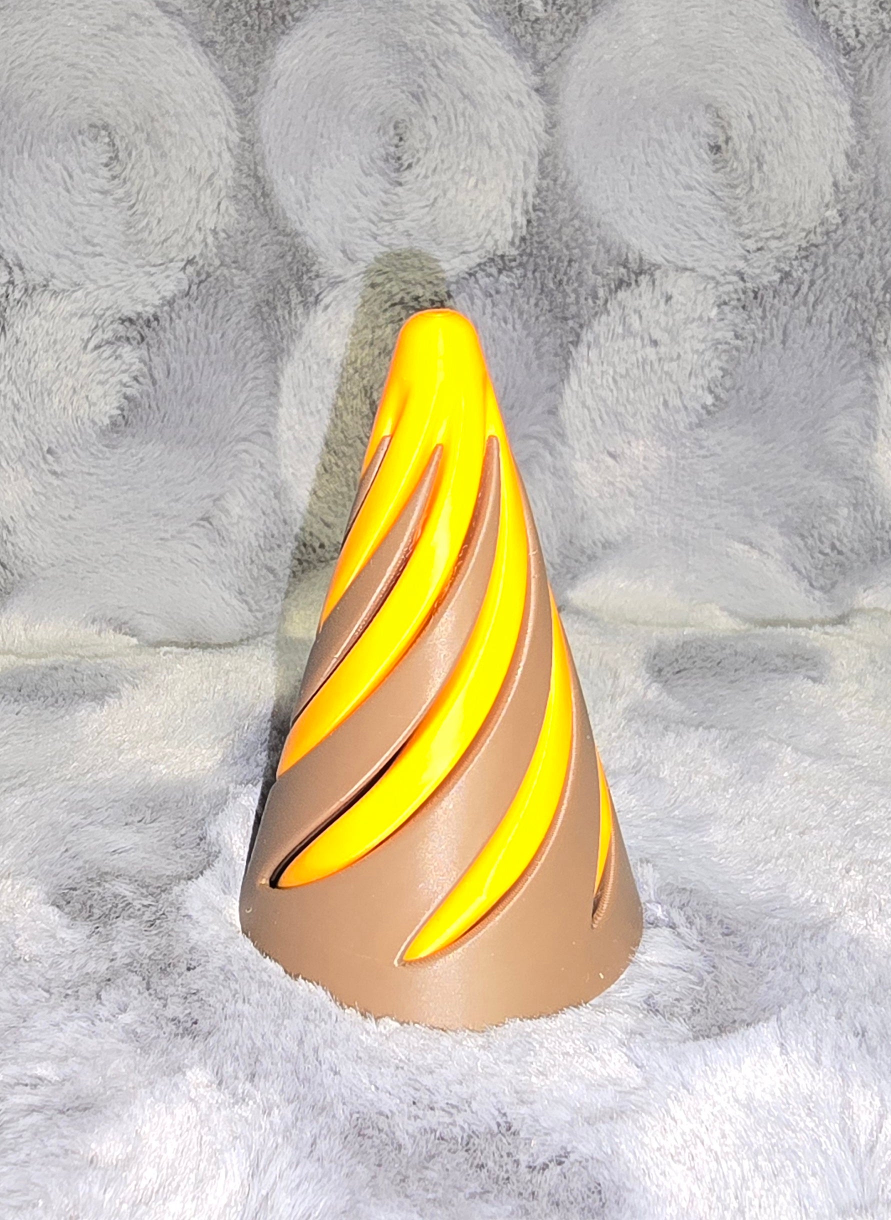 Spiral pass through fidgets